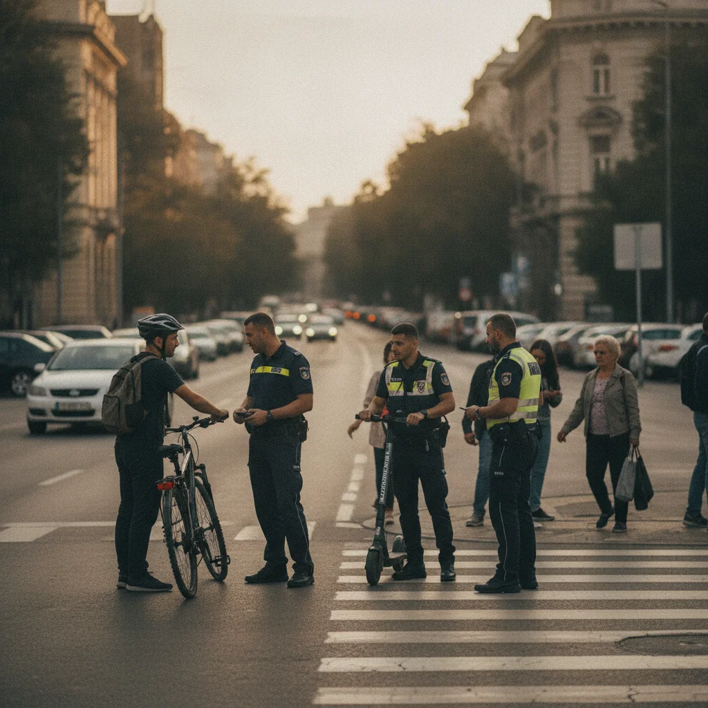 560 de pietoni și bicicliști verificați într-o săptămână