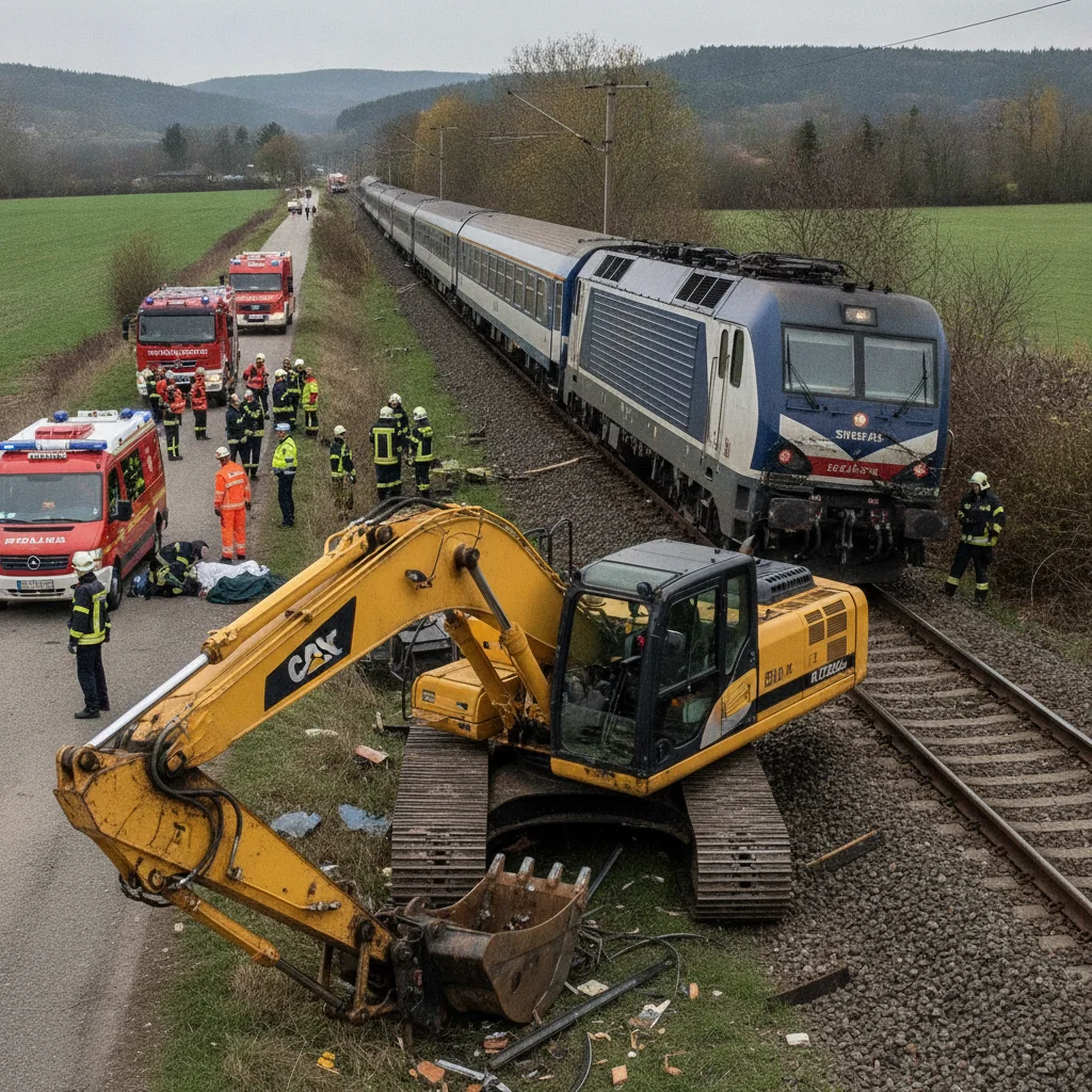 Accident feroviar la Pojorâta: Un bărbat a murit după impactul cu trenul