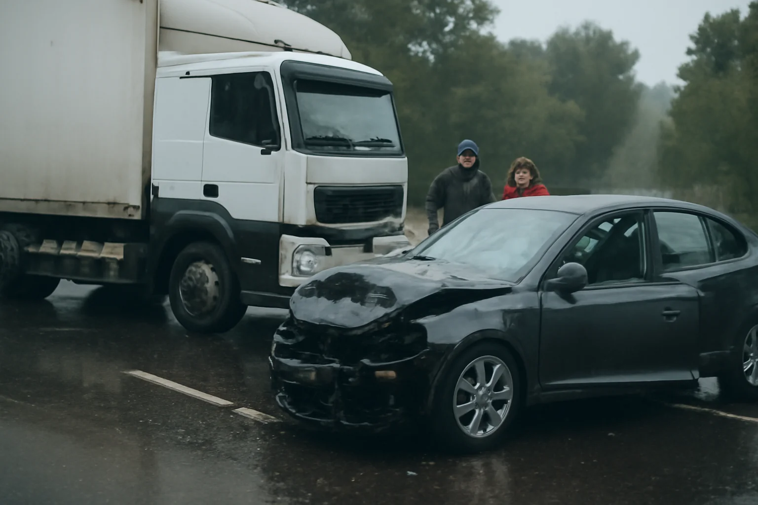 Accident grav la Cumpărătura: camionagiu ucrainean rănit trei persoane, inclusiv un copil