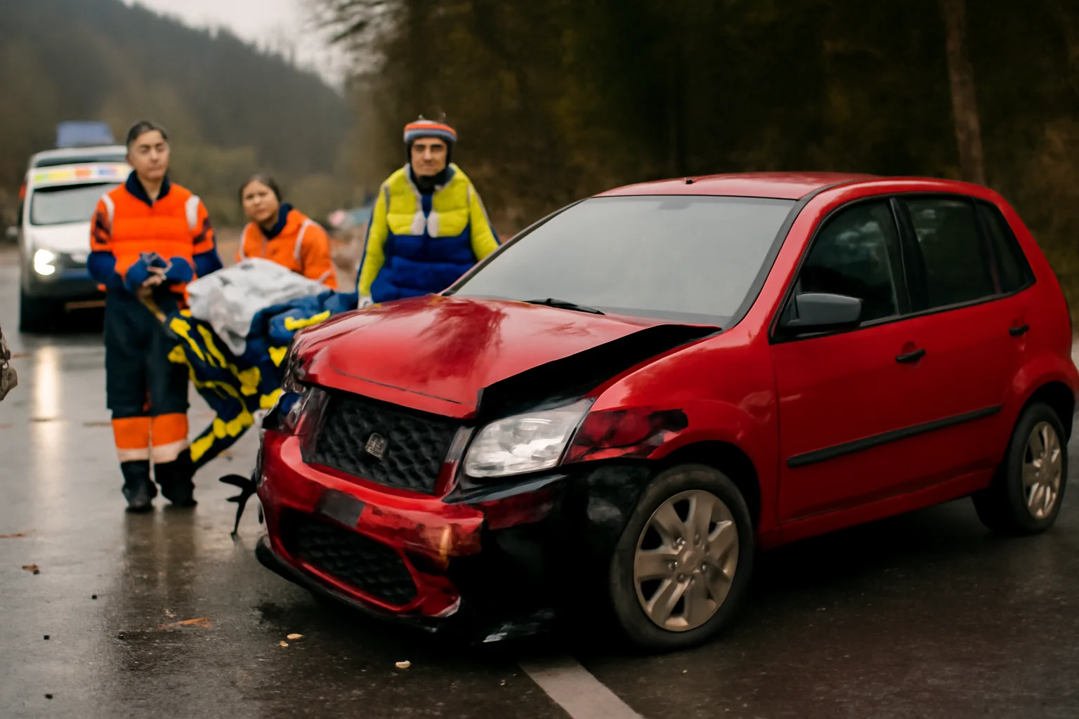 Accident rutier pe DN 17 la Pojorâta, o femeie rănită și transportată la spital, în județul Suceava