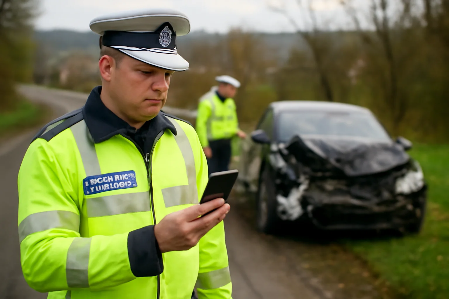 Apel automat de pe iPhone ajută poliția la accidentul din Berchișești