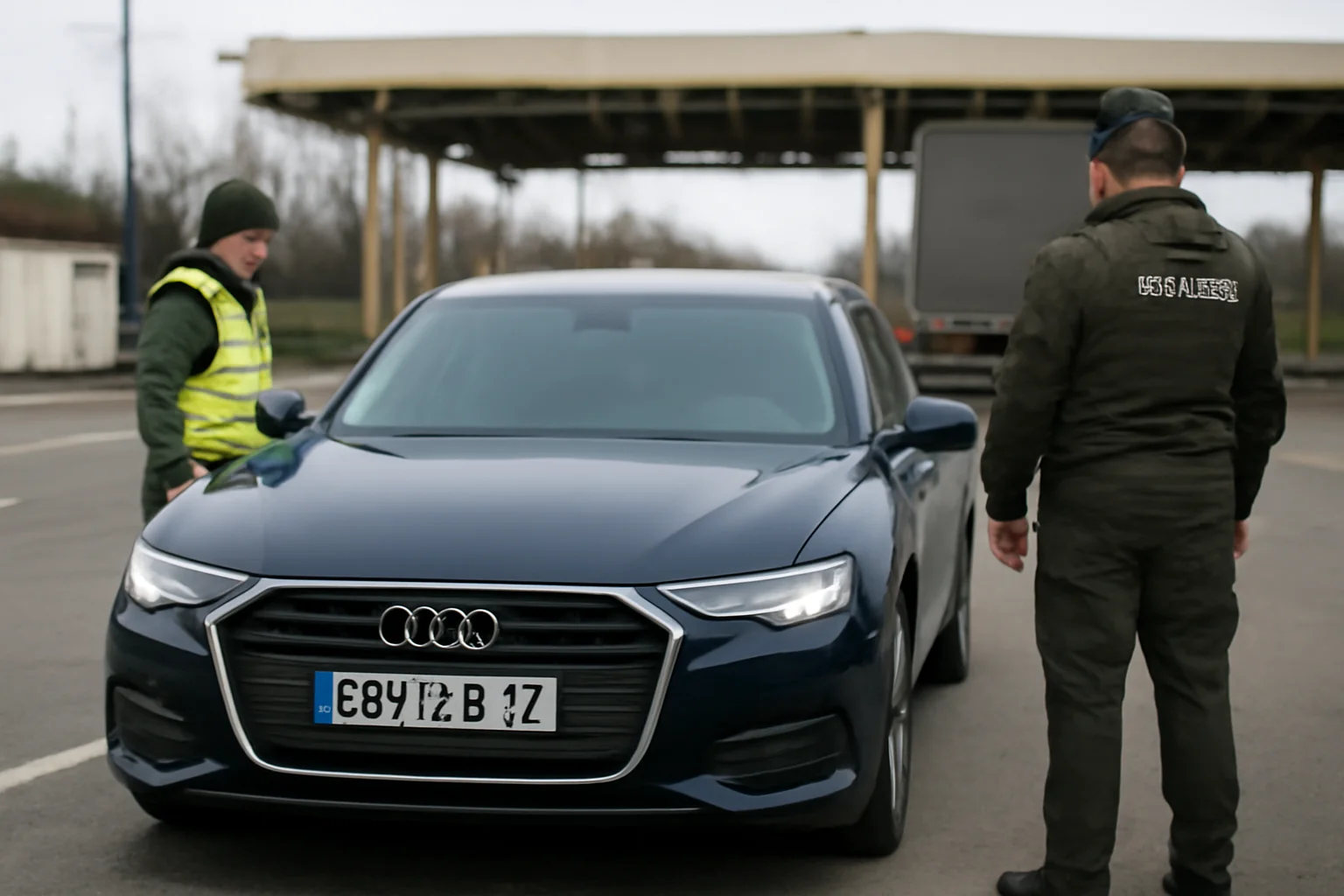 Autoturism de 125.000 de lei căutat de Ucraina, descoperit în vama Siret (FOTO)