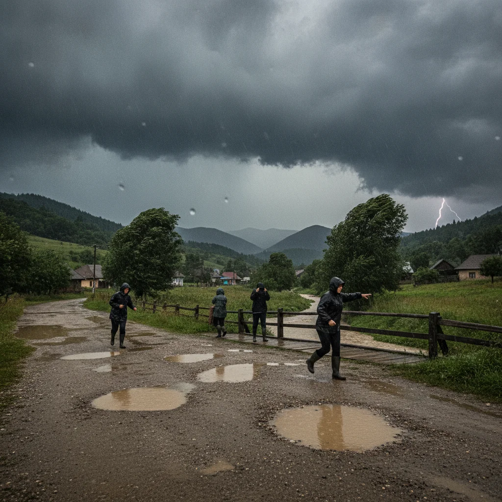 Avertizare meteo: Cod galben de furtuni în Suceava luni