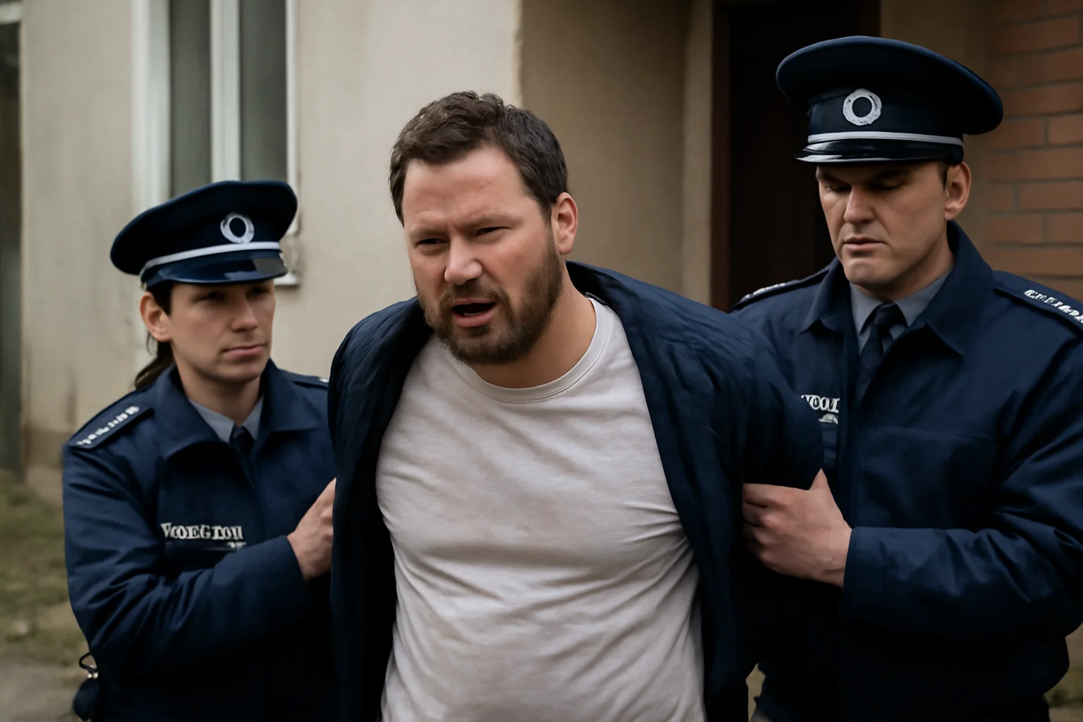 Bărbat dat afară din casă de soție cu ajutorul Poliției după petrecerea zgomotoasă de Sfântul Nicolae și scandalul declanșat