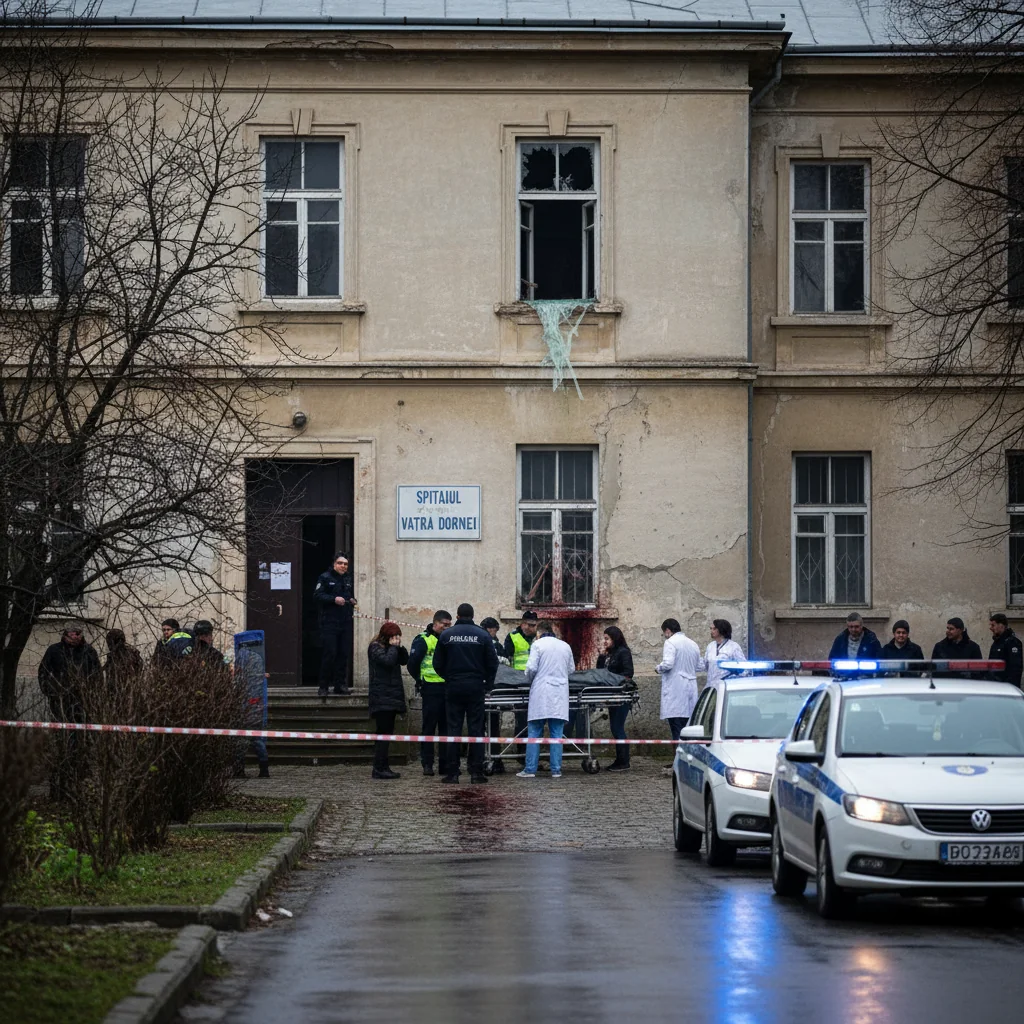 Bărbat internat la Spitalul Vatra Dornei a murit după ce a căzut de la etajul al doilea. Caz investigat la Suceava