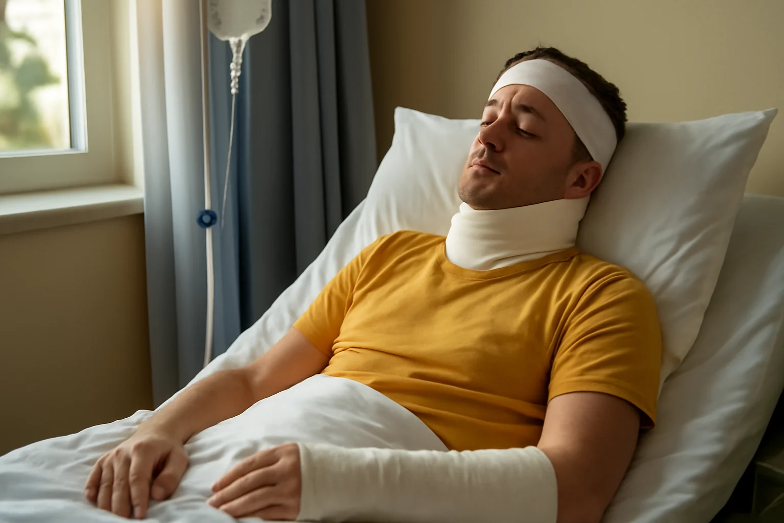Bărbat rănit după ce a căzut de pe schelă în timp ce lucra la acoperișul unei case, internat în spital