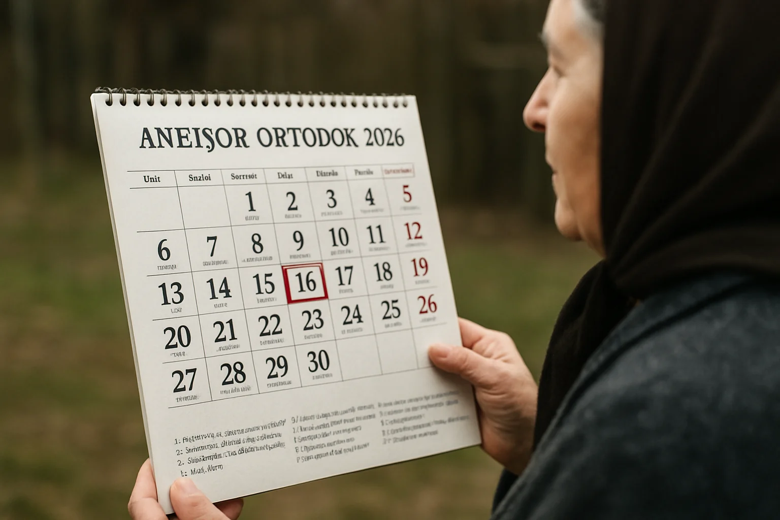 Calendar ortodox – 2026-04-16