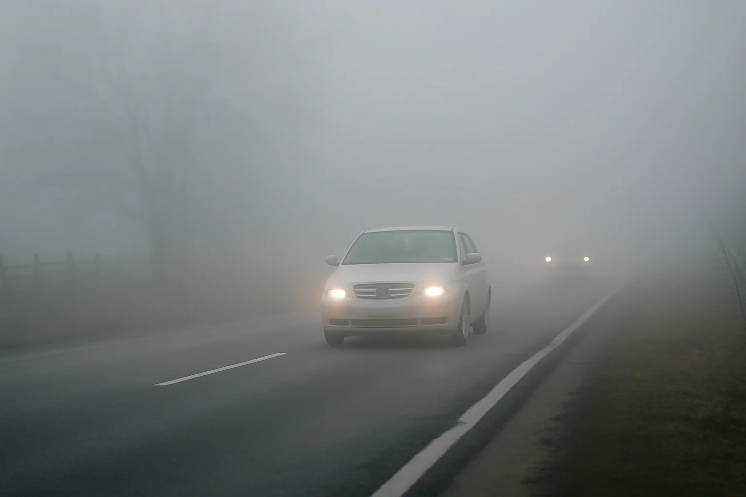 Ceață densă și trafic îngreunat în județul Suceava vineri dimineață