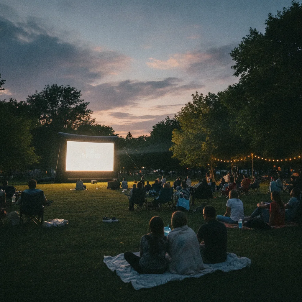 Cinema în aer liber la Suceava: șase seri de proiecții gratuite