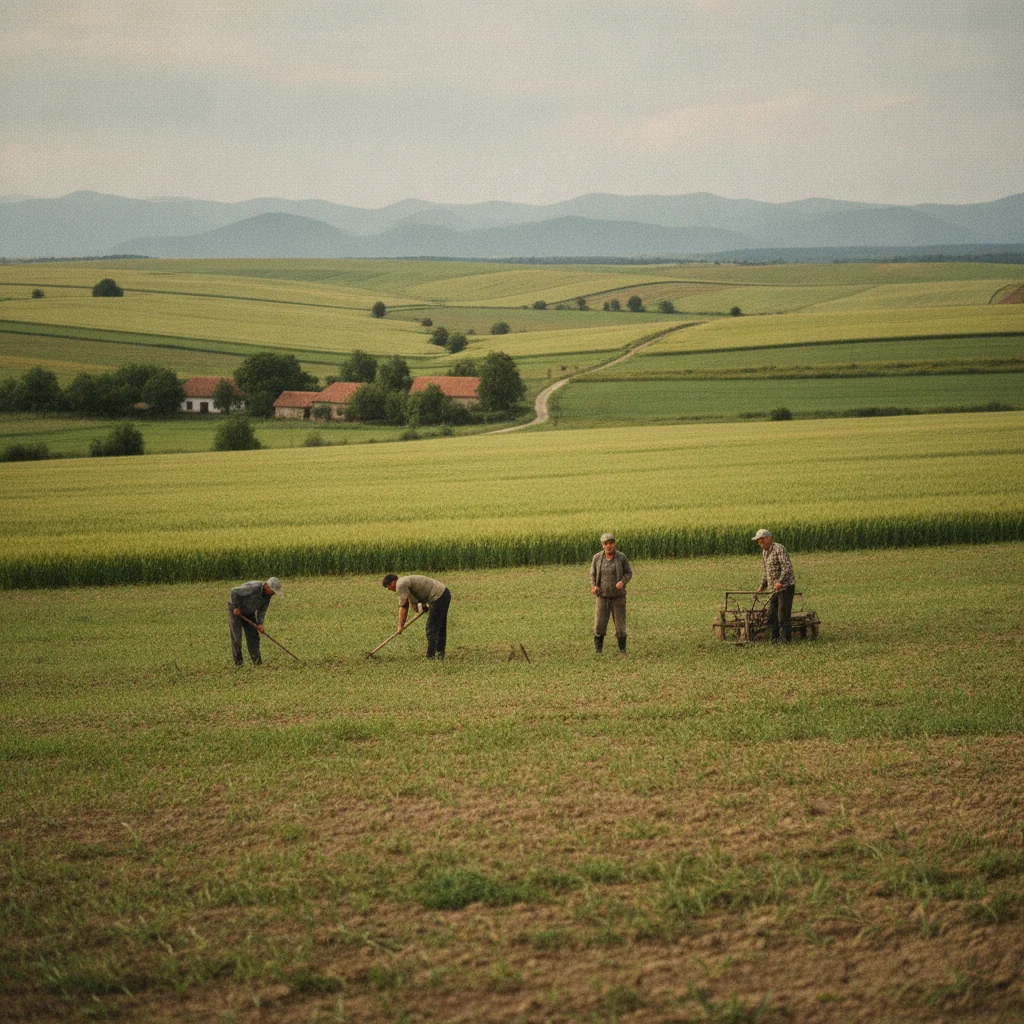 Doar 1.192 de angajați oficiali în agricultură, deși are 355.000 ha teren