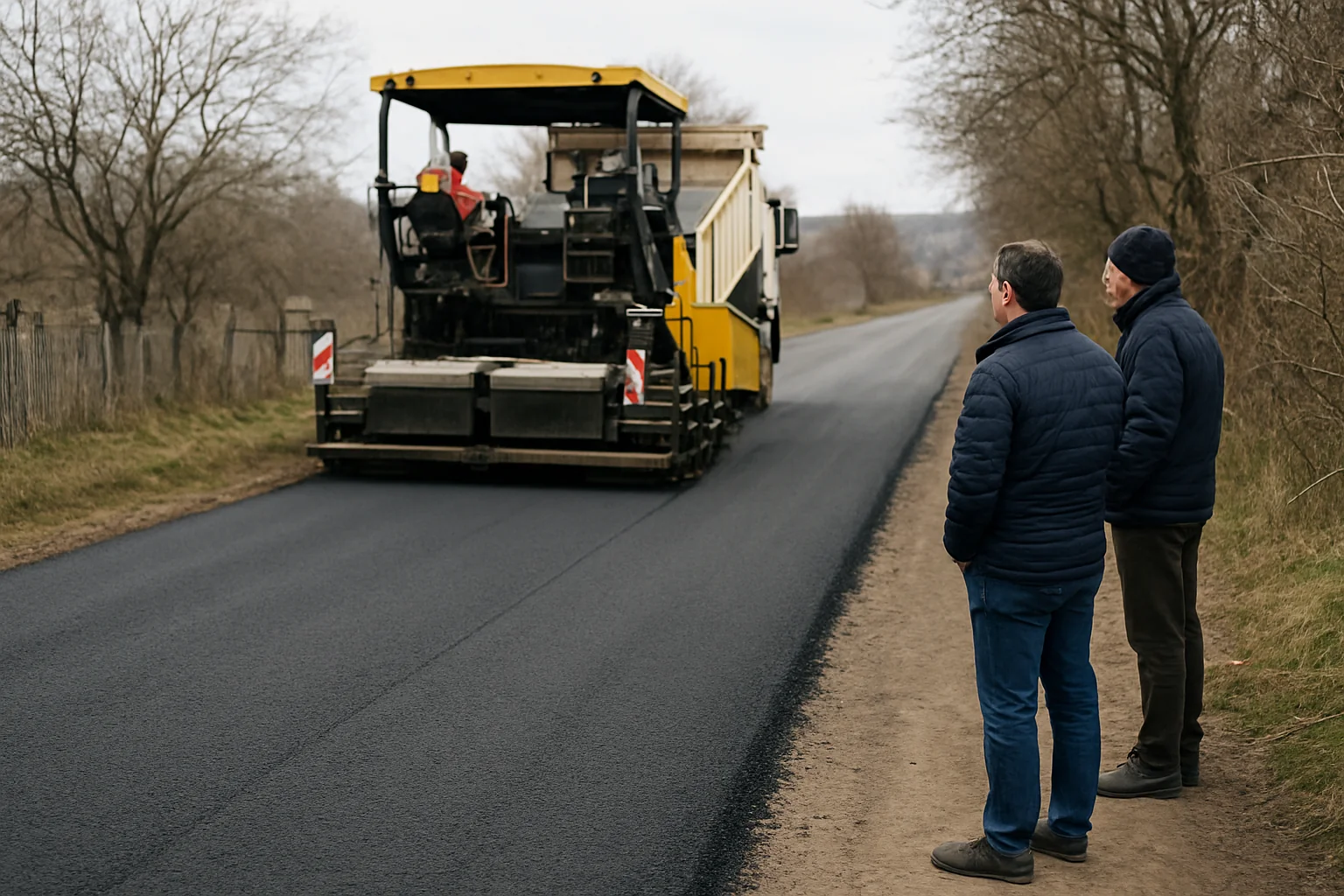 Drum comunal asfaltat de CJ Suceava în municipiul Suceava