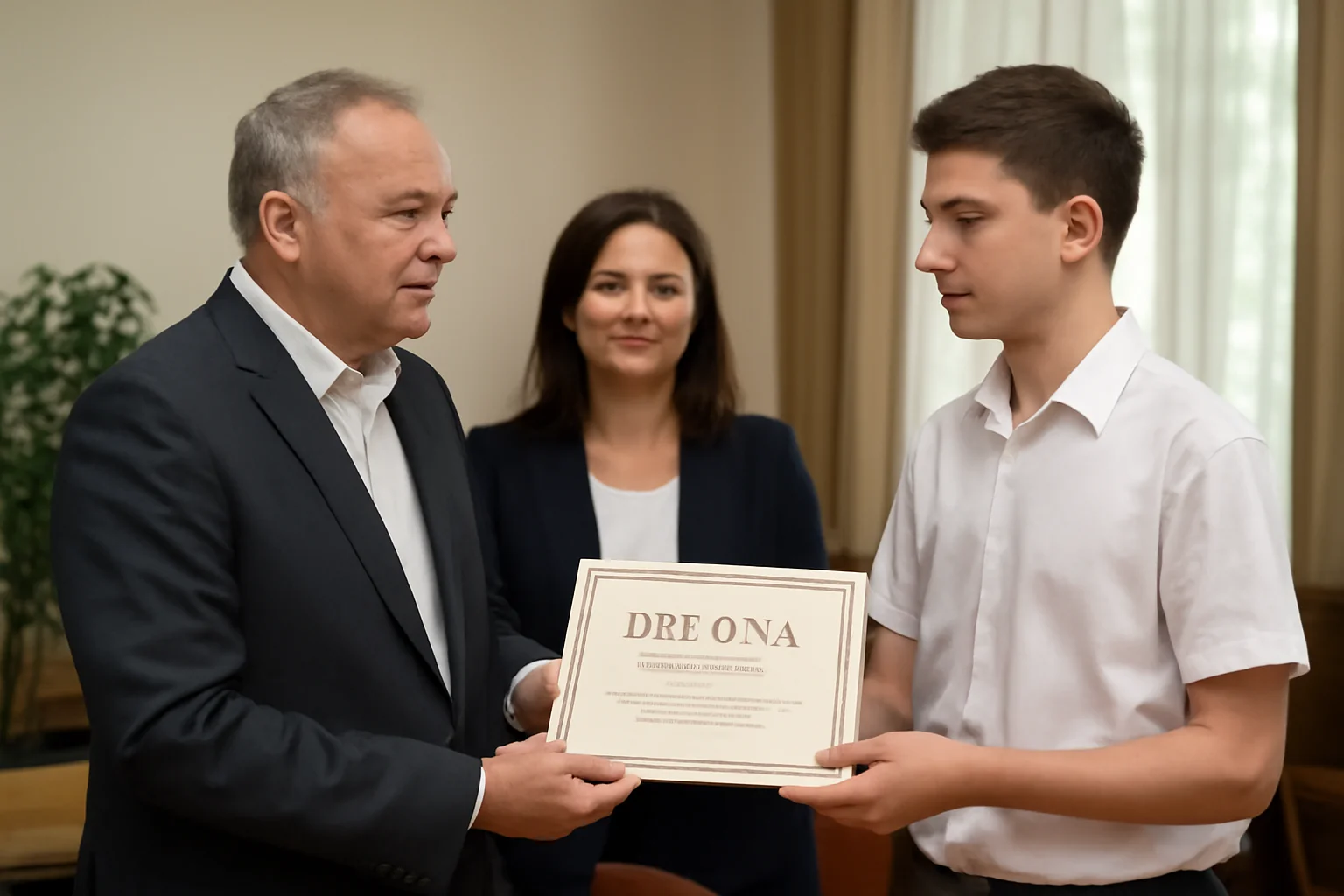 Elevul din Suceava cu nota 10 la Bacalaureat, premiat cu diplomă de excelență de conducerea IȘJ Suceava