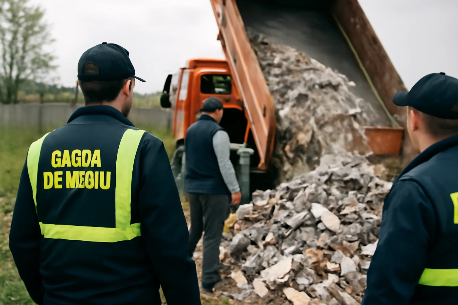 Firmă din Suceava amendată cu 50.000 lei pentru depozitare ilegală a deșeurilor din demolări