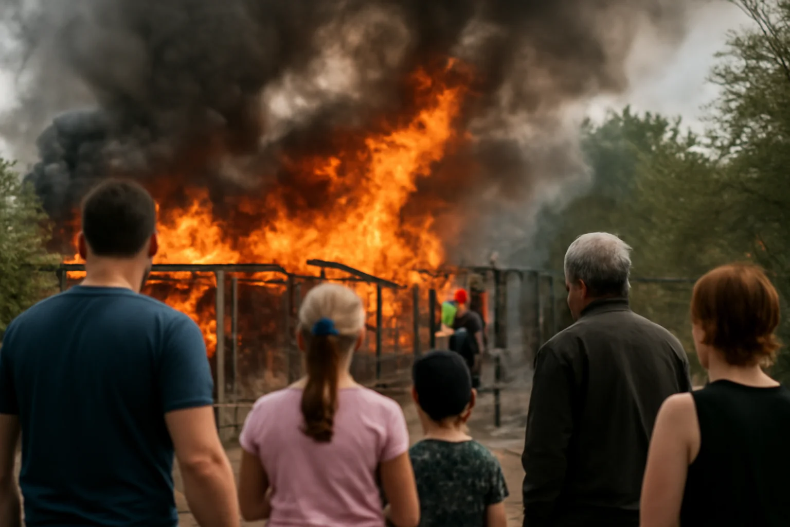 Incendiu devastator la grădina zoologică din Zaharești