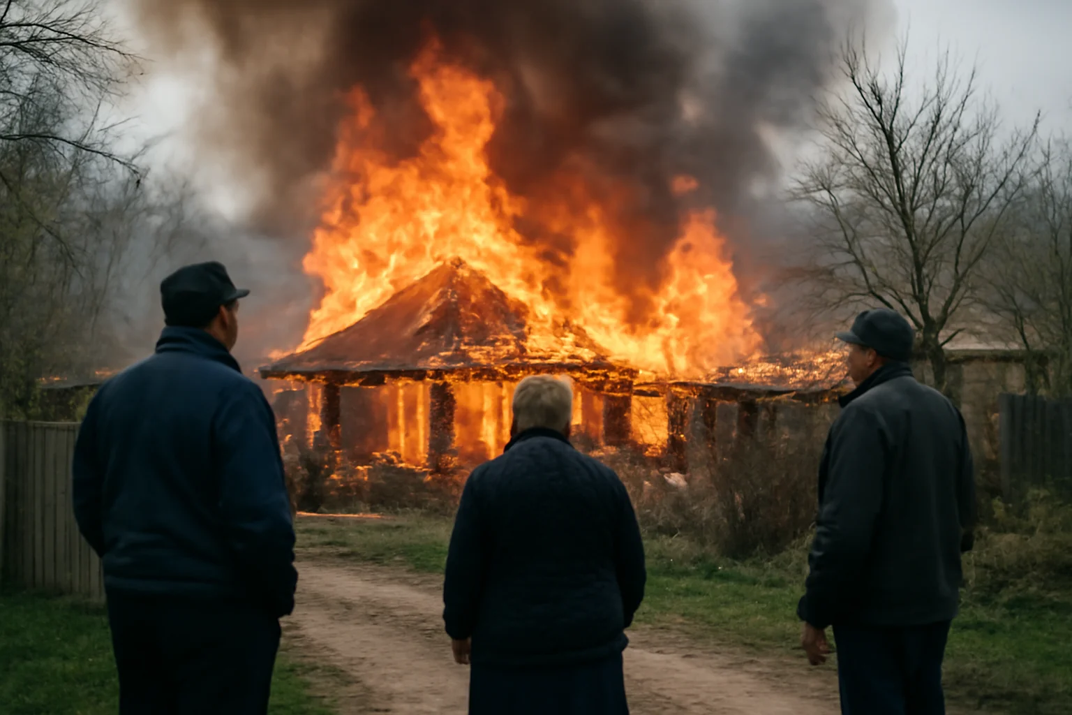 Incendiu la o gospodărie din Măriței, comuna Dărmănești, județul Suceava