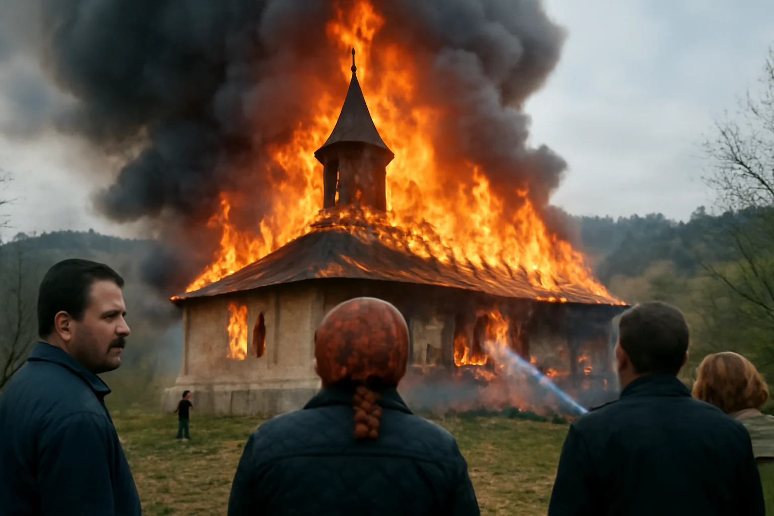 Incendiu major la o gospodărie din satul Pleșa, comuna Mănăstirea Humorului, județul Suceava
