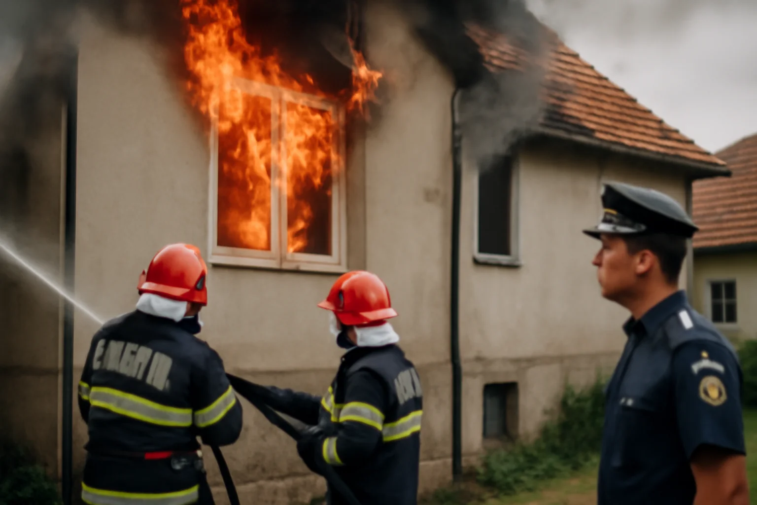 Incendiu puternic la sediul asociației caritabile din Dumbrăveni