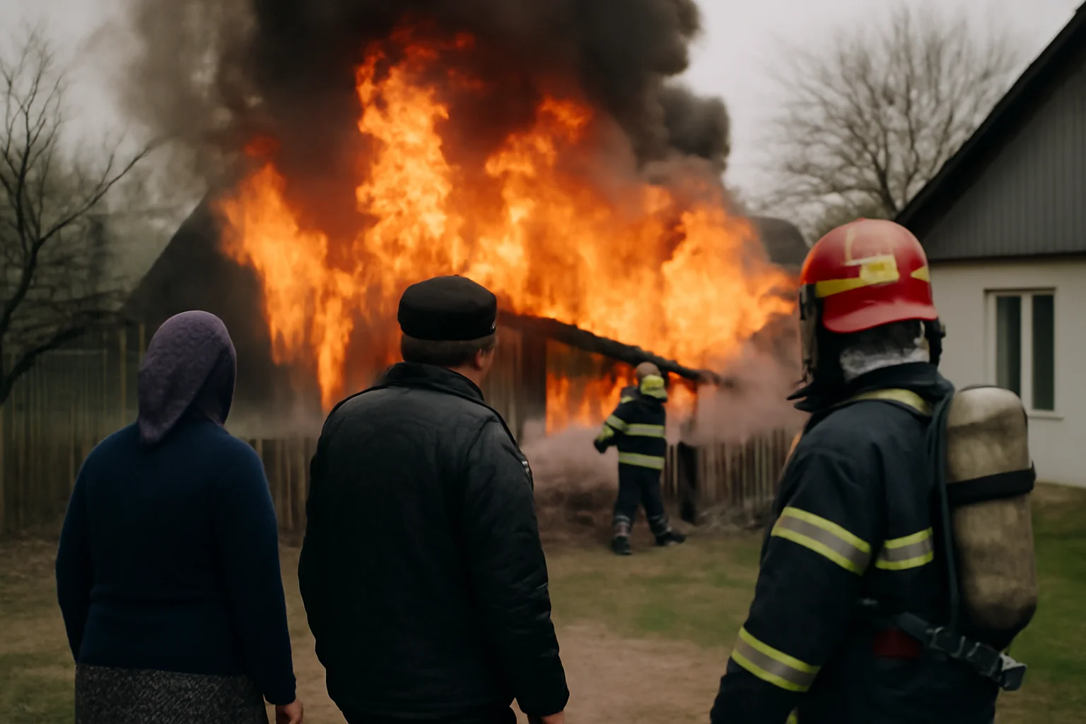 intervenție rapidă a pompierilor