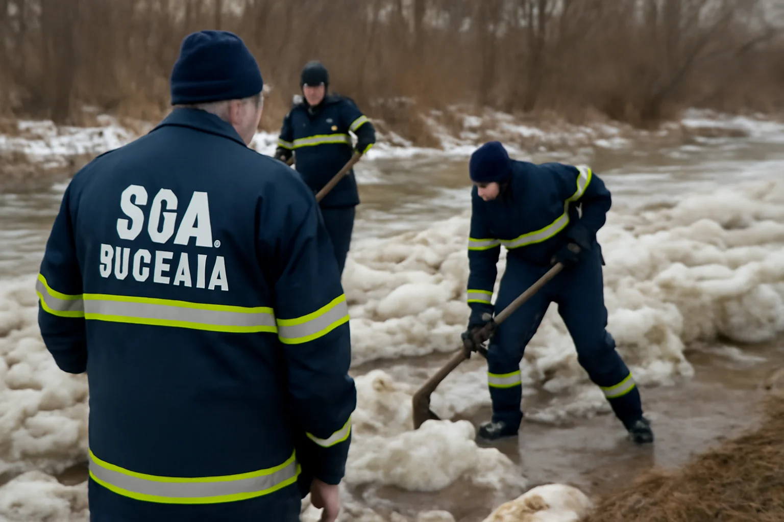 Intervenții ale SGA Suceava pentru prevenirea inundațiilor provocate de ghețuri pe râurile din județ