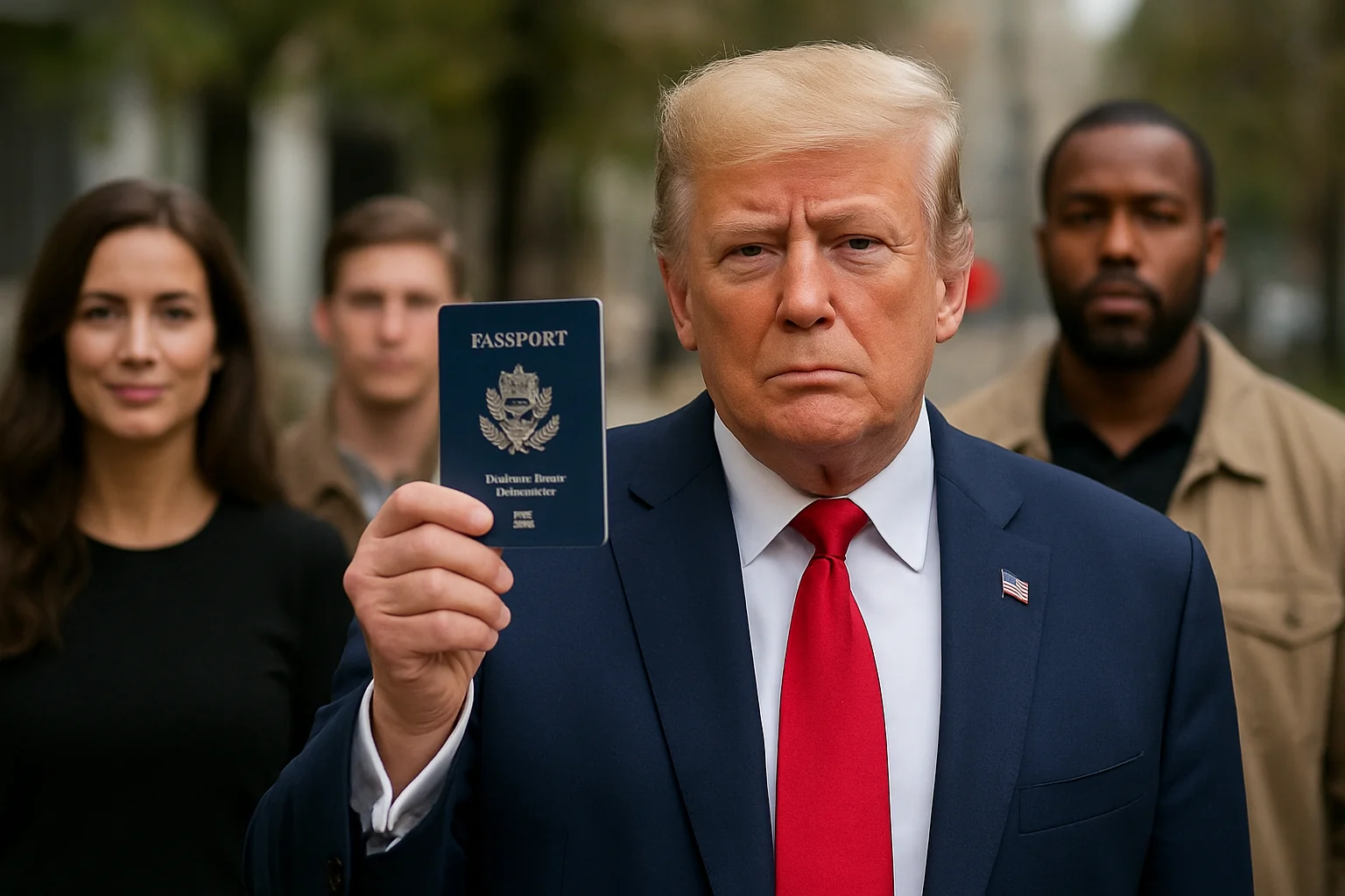 Pașaport SUA cu chipul lui Trump, ediție aniversară