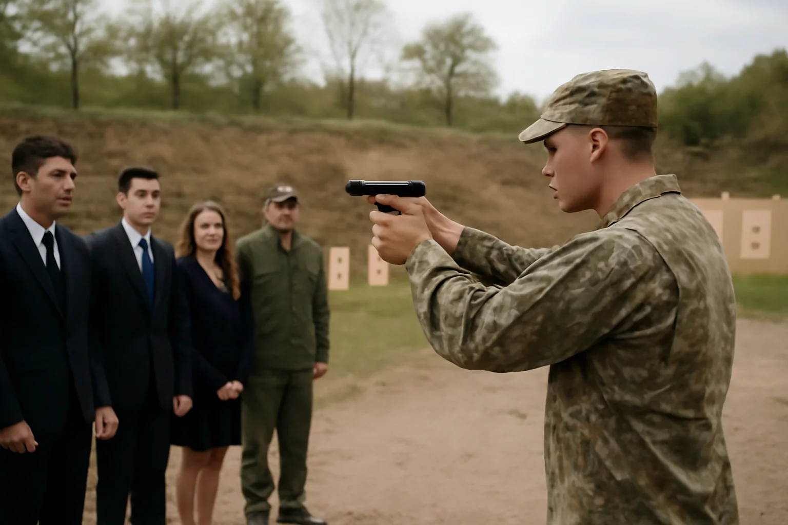 Poligon de tragere modernizat la Liceul Militar din Suceava