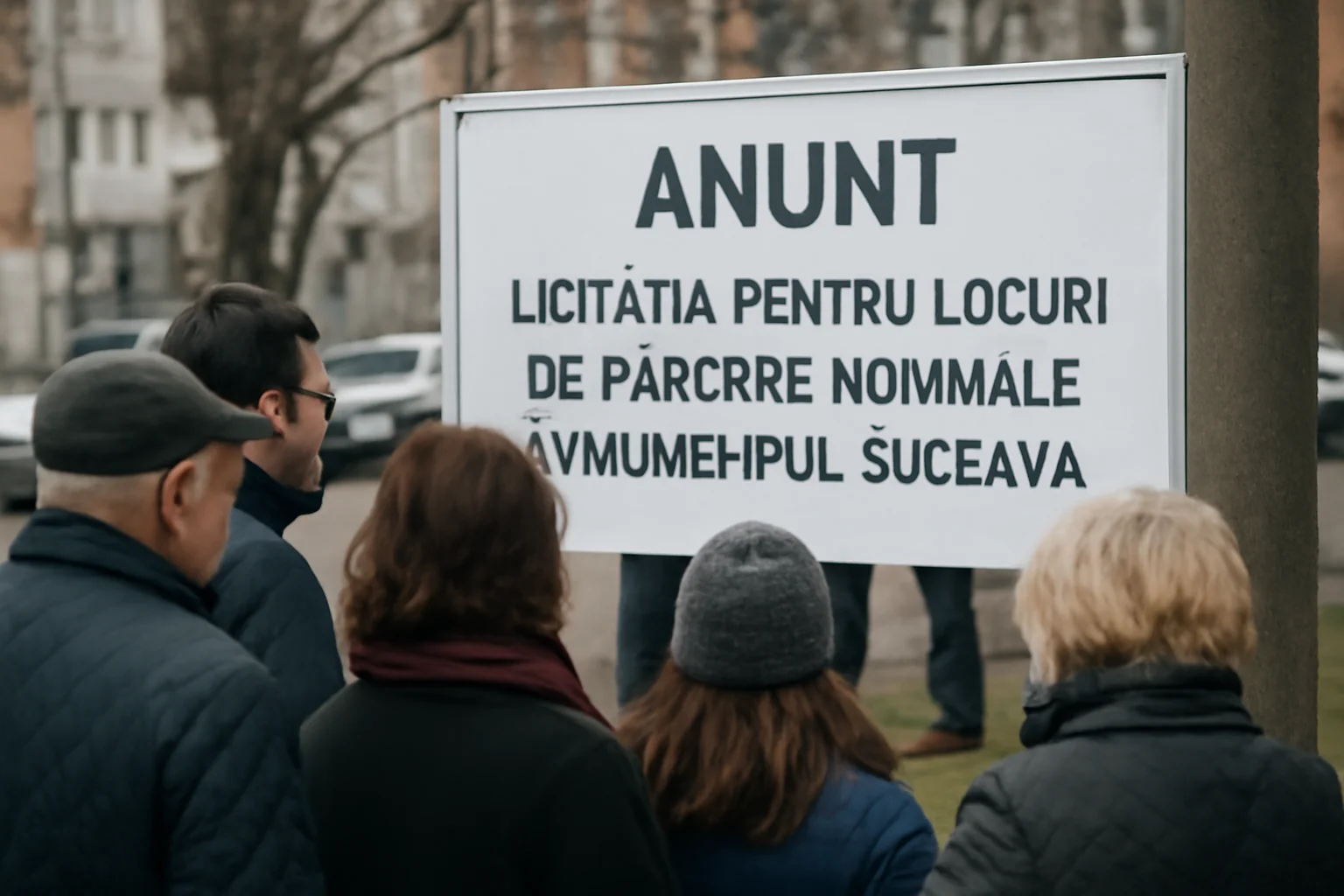 Procedura pentru licitația locurilor de parcare nominale, anunțată de Primăria Suceava