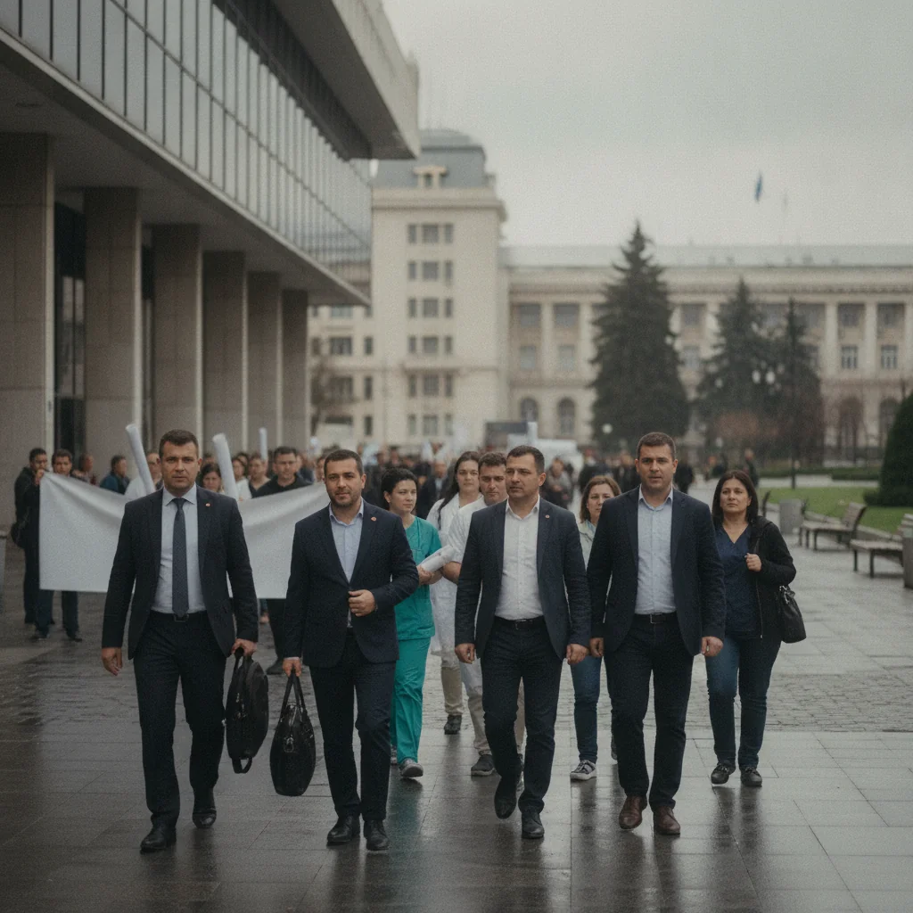 SANITAS suspendă greva, conflictul de muncă rămâne