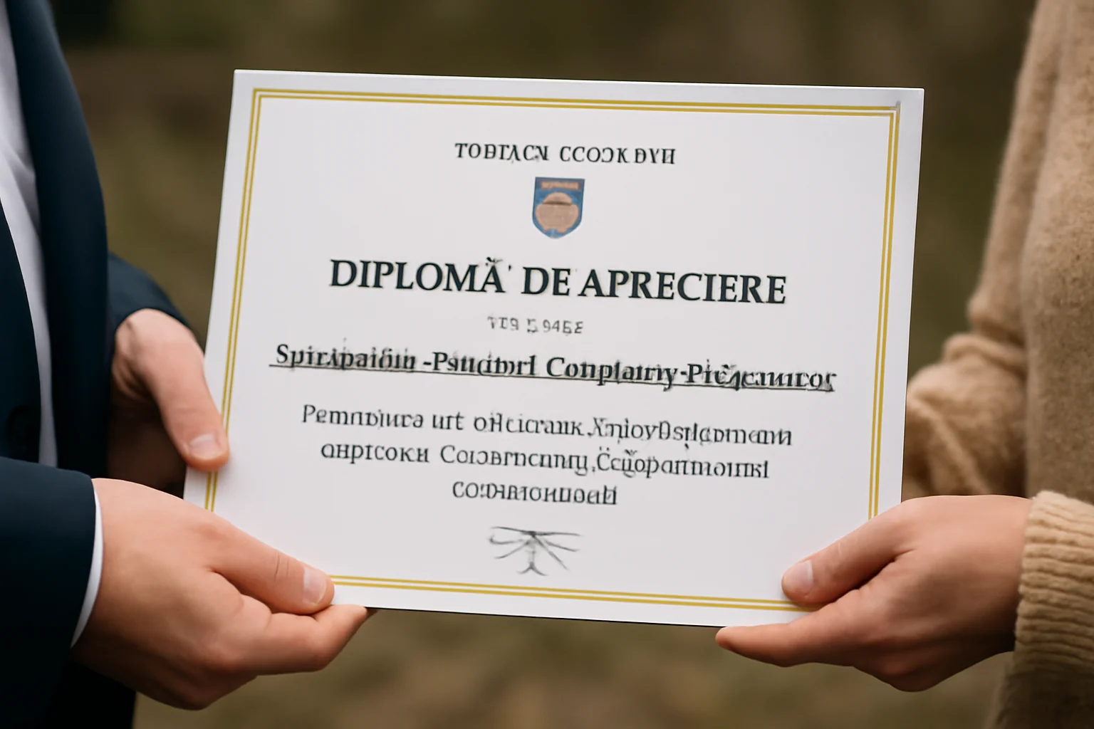 Senatul României acordă Diplomă de Apreciere Spitalului de Psihiatrie Câmpulung Moldovenesc pentru promovarea drepturilor persoanelor cu dizabilități