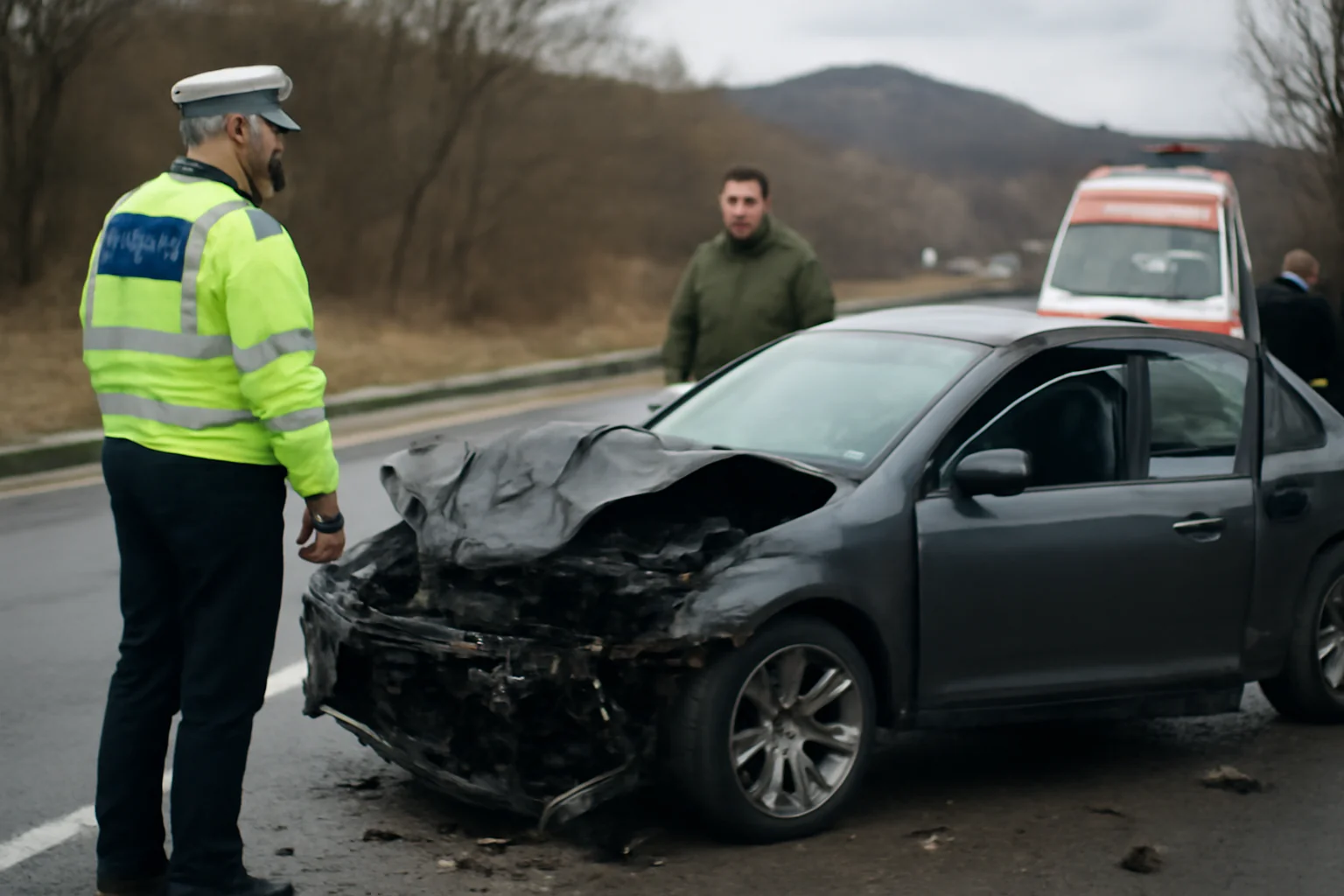 Șofer băut implicat într-un accident rutier la Brodina, județul Suceava