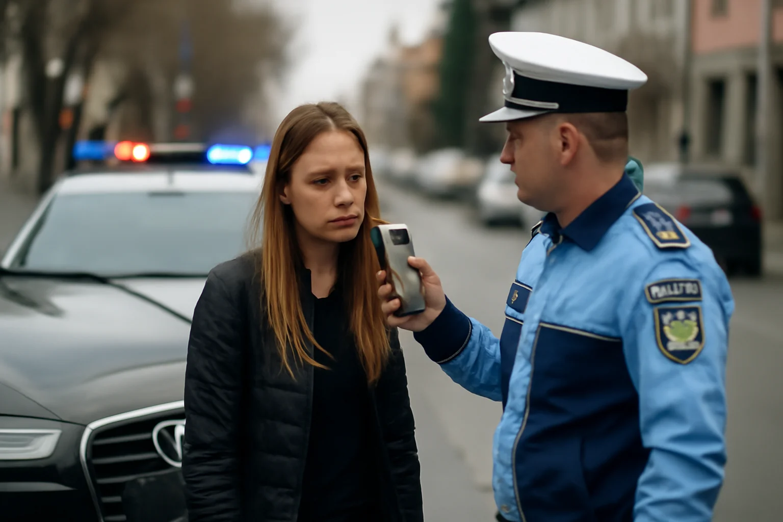 Șoferiță din Șcheia prinsă băută la volan în Suceava, după ce nu a acordat prioritate unui pieton