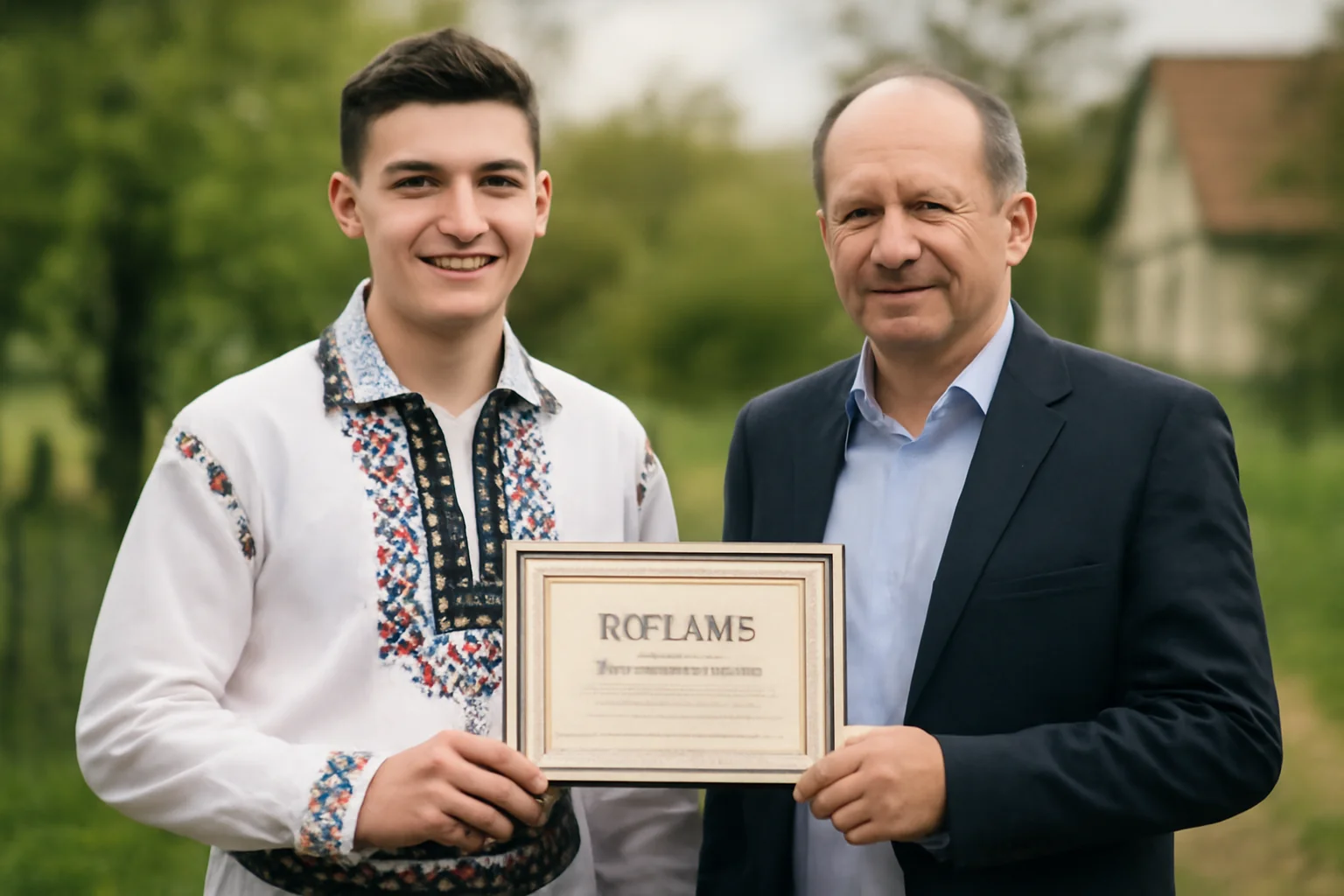 Tânăr interpret de muzică populară din Cornu Luncii, premiat cu diplomă de excelență la Suceava