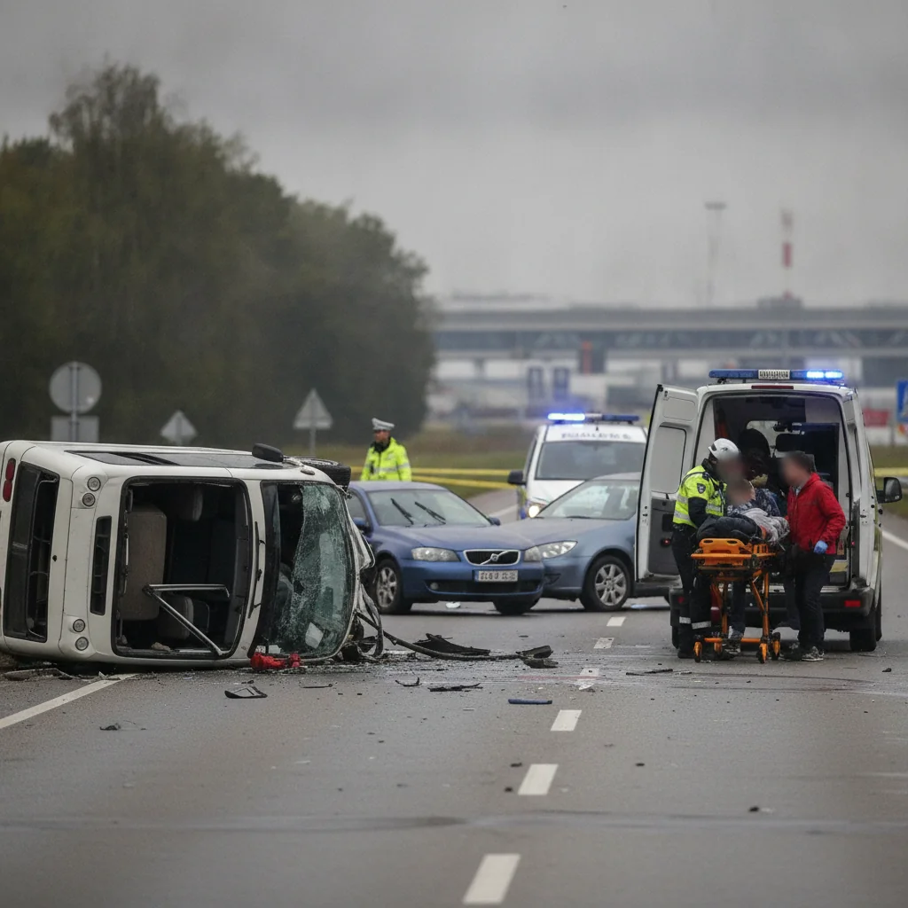 Trei răniți, inclusiv minori, după un accident în Salcea