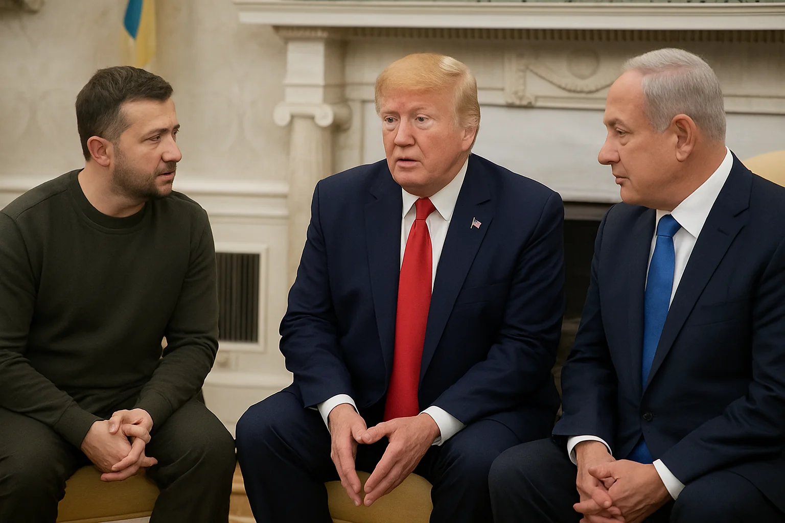 Trump se întâlnește separat cu Zelenski și Netanyahu