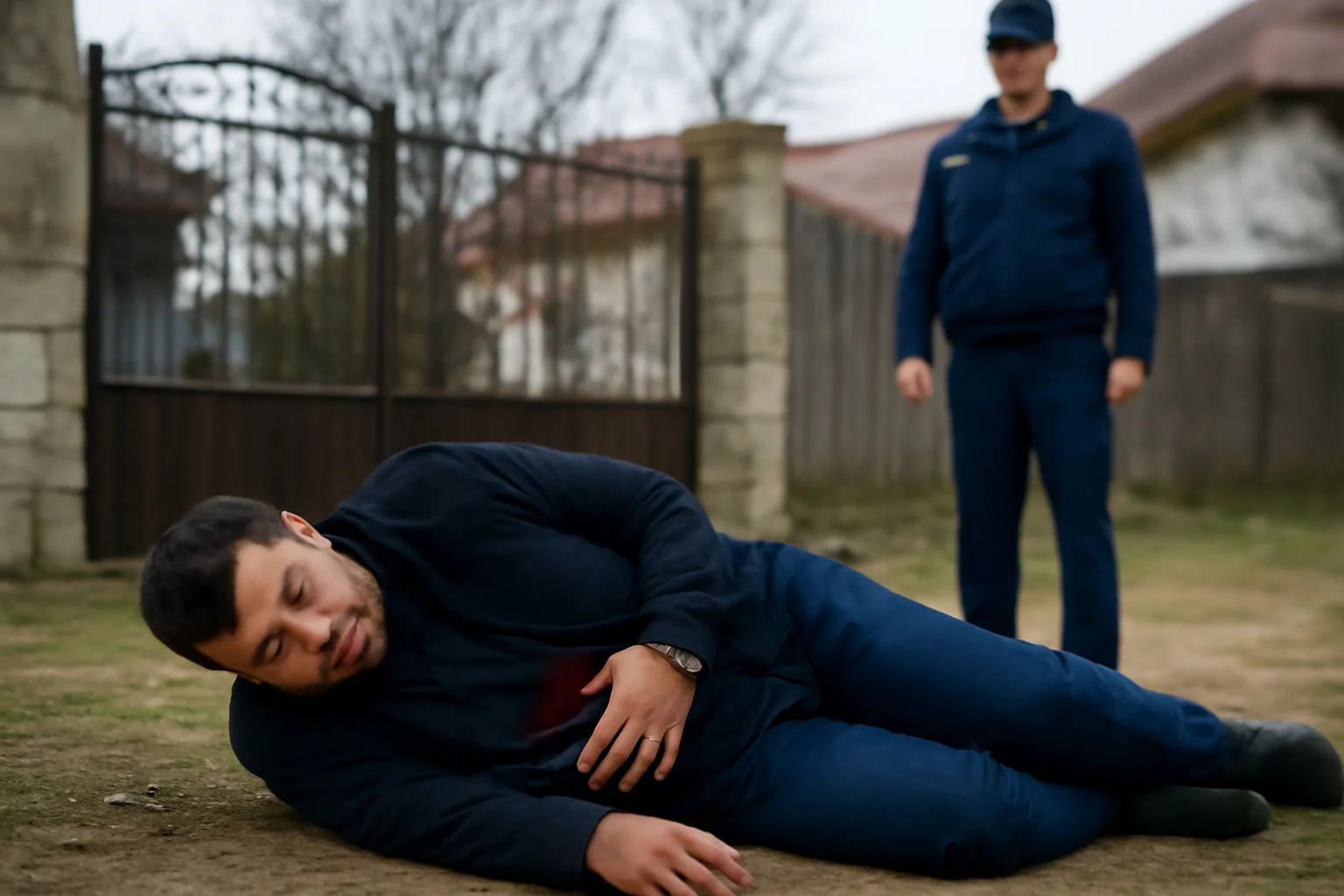 un bărbat rănit grav, autorul a ajuns în arest